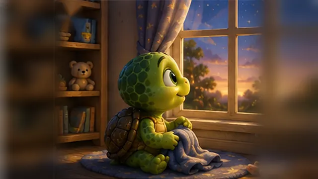 Little Turtle’s Cozy Goodnight