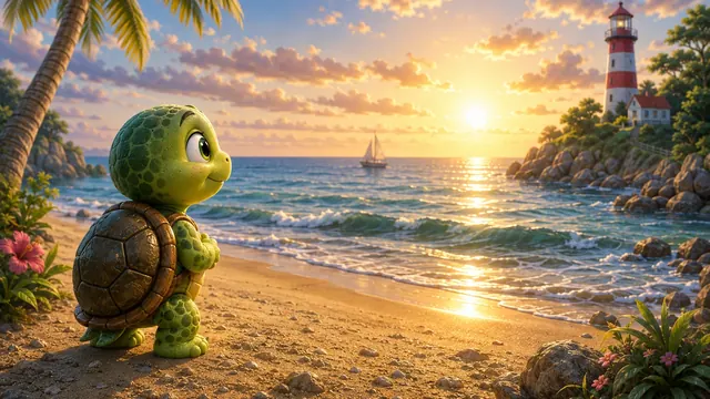 The Little Turtle Who Loved New Places