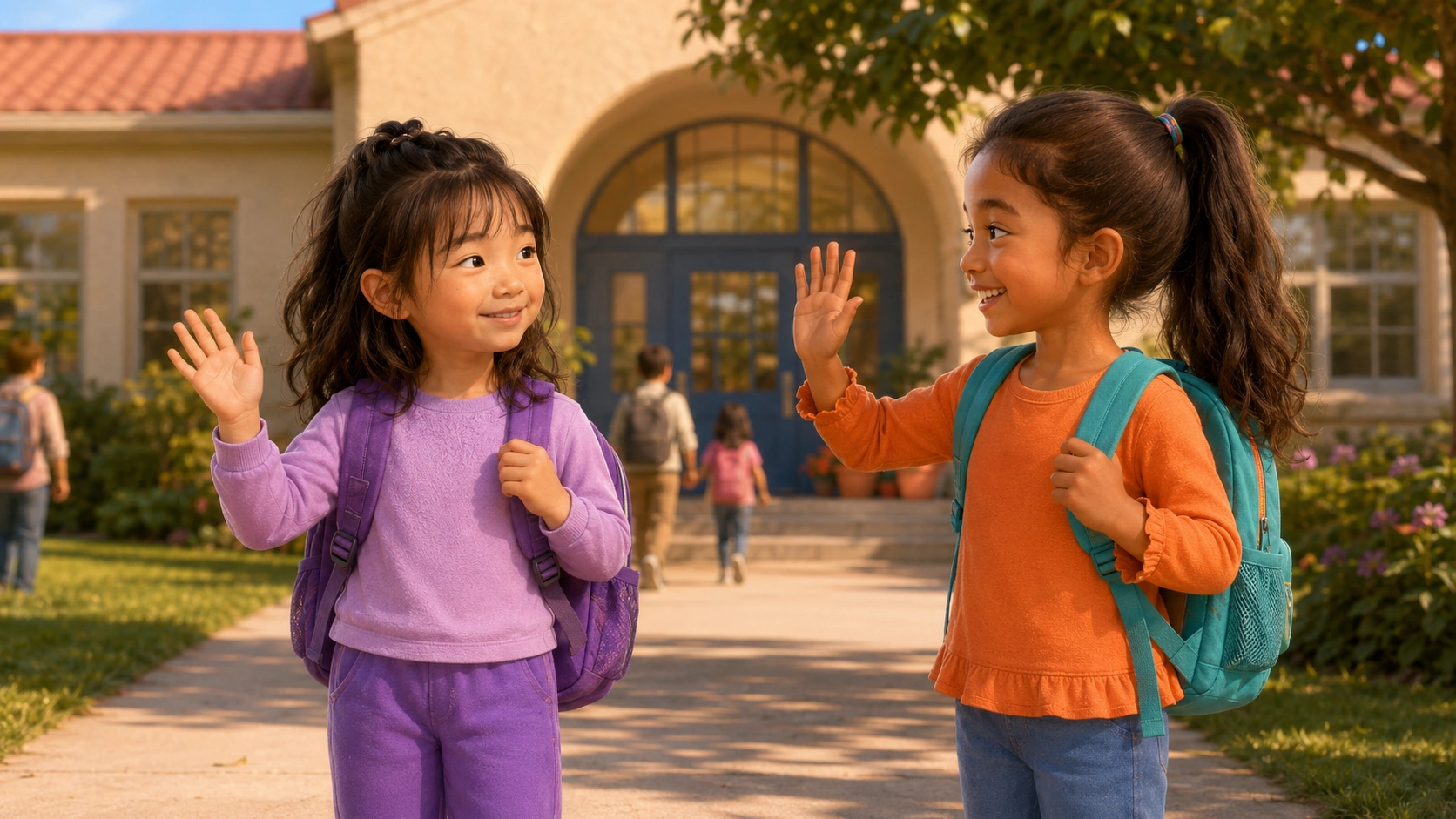Yuna's First Day Back at School