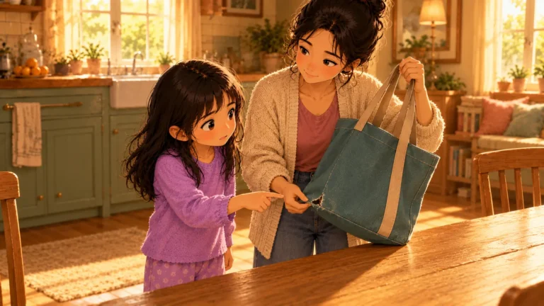 Yuna and Mama Mend the Market Tote
