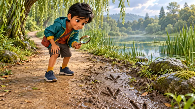 Kavi and the Tracks by Willow Pond
